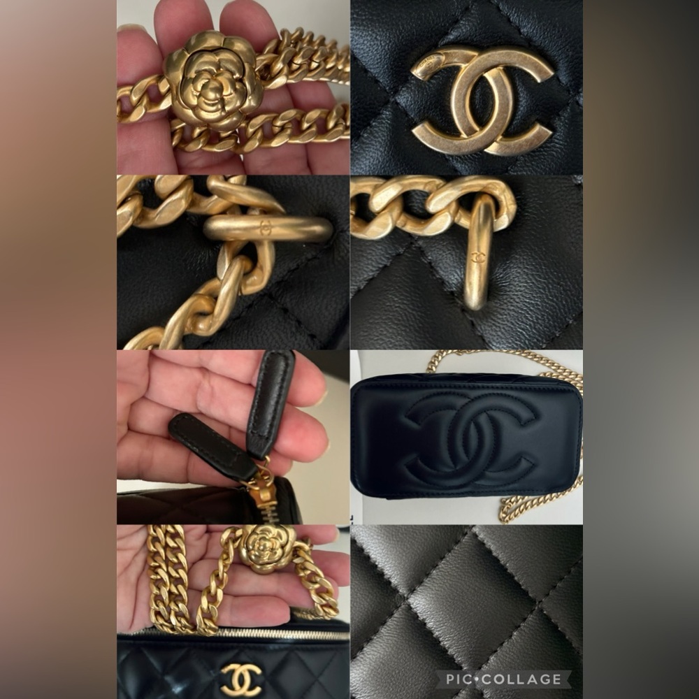 CHANEL Vanity case with Chain 🔥RARE🔥 - Picture 8 of 11